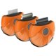 thumbnail image 1 of Herramienta de aseo para mascotas Pet Life 'Axler' rastrillo triple giratorio color naranja, 1 of 7