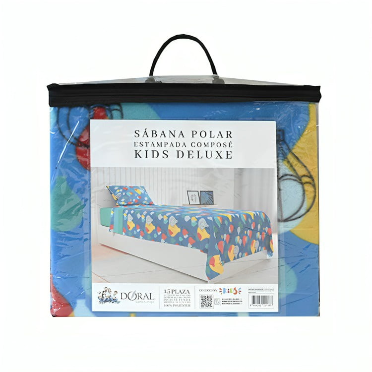 Sábanas Polar Kids 1.5 Plazas / Globos – Doral
