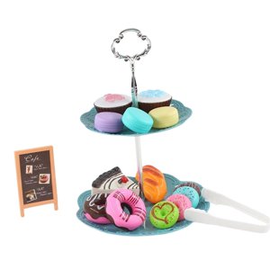 Bothyi - Juego De Té De La Tarde Para Niños, Tetera De Juguete, Platillos, Pastel, Juguete De Simulación, Regalo De Cumpleaños A