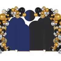 Set De Fundas Para Arcos De Boda Psasrm, 2,2 M, 1,8 M, Color Negro Y Azul Oscuro