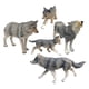 thumbnail image 1 of Lobo Animal Modelo Animal Salvaje Zoológico Granja Modelo Juguete Plástico Para Ni?os Educación, 1 of 5