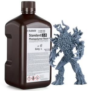 Impresora 3D De Resina Elegoo Upgrade Standard 2.0 405 Nm 2L Gris