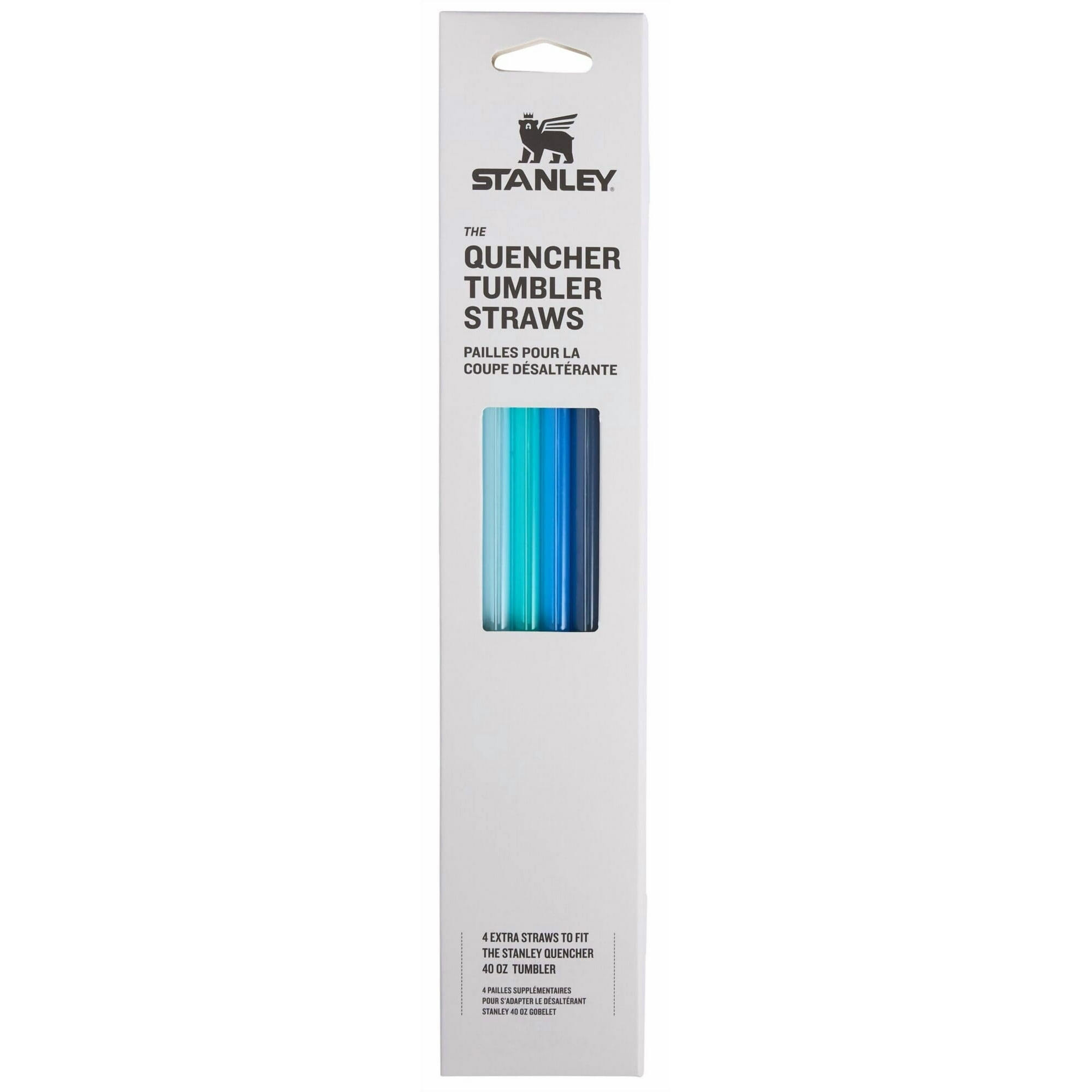 Pajitas Reutilizables Stanley Azul Paquete 4