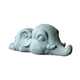 thumbnail image 2 of Elefante De Recuerdo De Decoración De Estatuilla De Mascota De Té De Animal De Piedra Arenisca Verde, 2 of 3