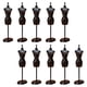 thumbnail image 4 of 10 Piezas 1:6 Casa De Muñecas Miniatura Soporte De Maniquí Para Coser Joyería Exhibición Negro, 4 of 5