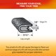 thumbnail image 3 of Perfil de Borde TRIM-LOK 7,5 m Negro Pebble PVC 1/8 in, 3 of 7