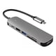 thumbnail image 1 of Adaptador 6 En 1 Tipo C A Hdmi / Usb / Lector De Tarjeta, 1 of 2