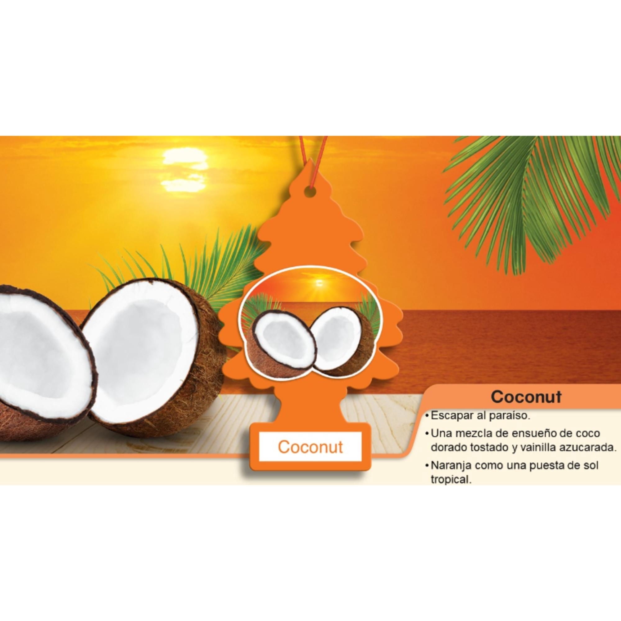 Pino Aromatizante Coconut Little Trees