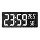 thumbnail image 3 of Reloj De Pared Digital LED Grande Con Temperatura Interior Blanco, 3 of 3