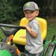 thumbnail image 3 of Gorra John Deere para bebés/niños con malla en la parte trasera, color gris y gris, 3 of 3