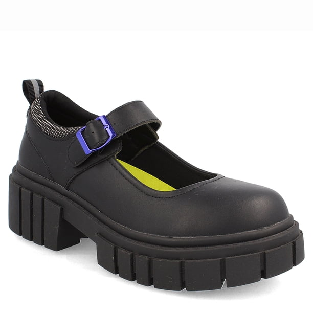 ZAPATO ESCOLAR BROCHE NIÑA TEENER CHUMY NEGRO