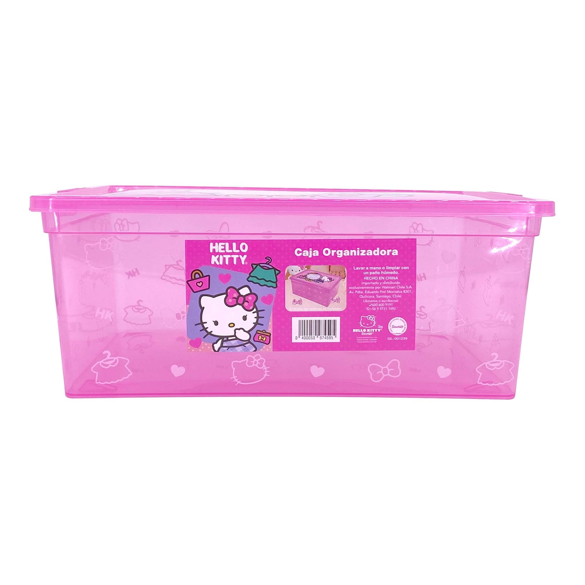 Caja Hello Kitty Plastica Rojo