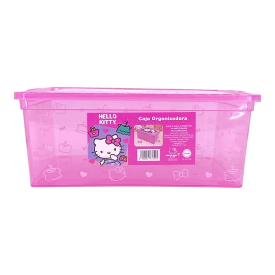 Caja Hello Kitty Plastica Rojo