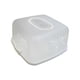 thumbnail image 2 of Portatartas Con Tapa Y Asa Contenedor De Transporte Para Magdalenas Y Tartas, Color Blanco, 2 of 5