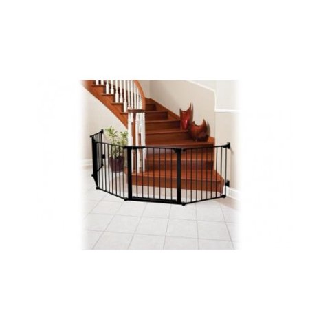 Kidco - Puerta De Seguridad Autoconfigurable Color Negro