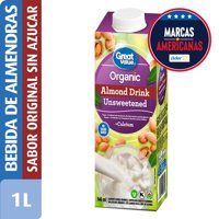 Bebida Vegetal Almendras Sin Azúcar 946 Ml Great Value