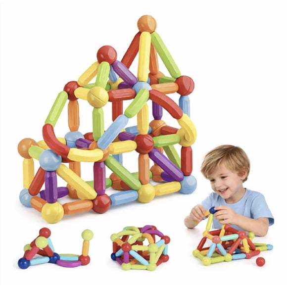 Bloques Magnéticos Sticks Construcción 86 Pcs Juguete Niños