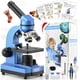 thumbnail image 4 of Microscopio compuesto Emarth 40X-1000X para niños con kit de 52 piezas, 4 of 5
