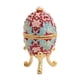 thumbnail image 1 of Caja De Baratija De Huevo, Aparador De Adorno, Preciosa Caja De Baratija, Joyero Esmaltado, Rojo, 1 of 3