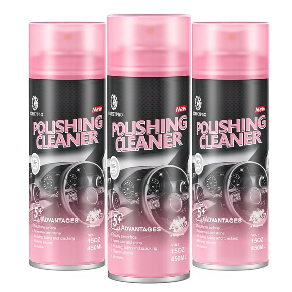 Limpiador de interior para auto DONKEYPRO Spray abrillantador 450 ml, 3 unidades