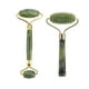 thumbnail image 1 of 2pcs/kit Gua Sha Massager For Face Care Jade Rollers Beauty Health Skin Scraping Chin Lifting Natural Stone Gouache Massage, 1 of 3