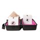thumbnail image 5 of Bolsa para discos MAGMA 45 tipo sándwich negra/rosa – 150 discos, 5 of 7
