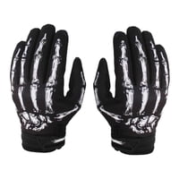 Ioensy - Guantes De Bicicleta Con Patrón De Huella De Esqueleto Para Bicicleta De Carretera Talla S