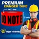 thumbnail image 2 of Cinta adhesiva Tapix Danger Do Not Enter de 7,62 cm x 304,8 m, color rojo, 2 of 6