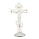 thumbnail image 3 of Cruz De Jesús Para Escritorio, Utensilios De Oración De Metal, Estatua Duradera De La Cruz De Jesús, Plateada, 3 of 3