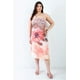 thumbnail image 5 of Vestido Midi sin Mangas con Estampado de Flores de Color Melocotón, 5 of 5