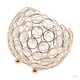 thumbnail image 4 of 2 piezas 12cm Crystal Votive Tealight candelabro de la boda centro de mesa-oro, 4 of 5