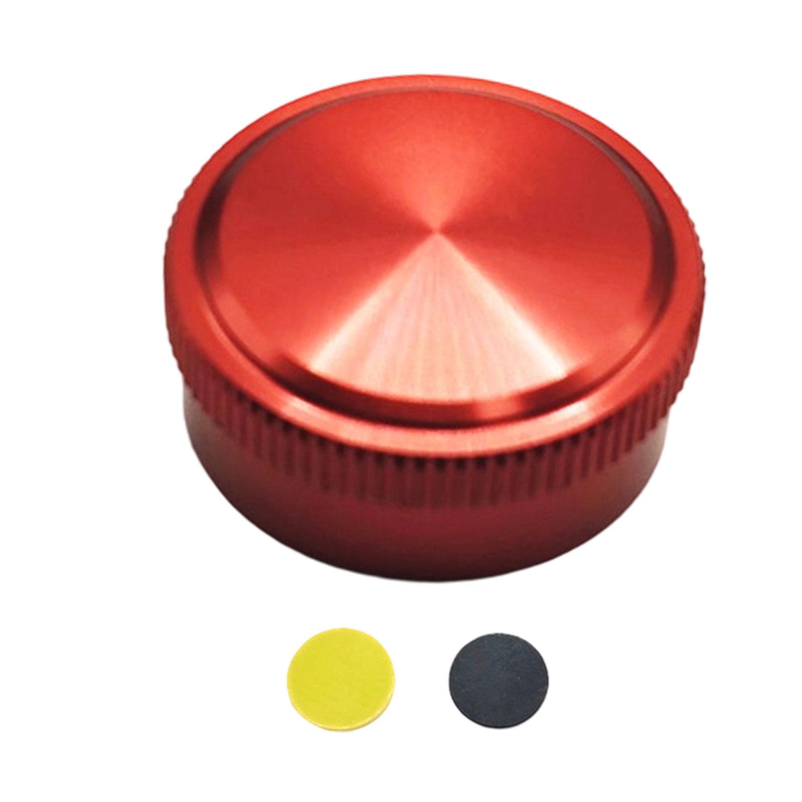Ioensy - Tapa De Perilla De Tensión De Carrete De Aleación De Aluminio, Piezas Resistentes Para Modificación De Carrete De Pesca, Color Rojo