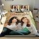 thumbnail image 1 of Las Chicas Gilmore Conjunto de sábanas temático, trío de piezas, cómodo y amigable con la piel, diseño único, regalo de decoración para el hogar para familiares, amigos y fans,173cm *218cm, 1 of 6