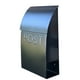 thumbnail image 1 of Soporte de pared Mailbox NACH Milano de metal rústico puntiagudo negro, 1 of 3