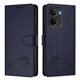 thumbnail image 1 of Funda tipo cartera FOXDOCK para Realme P3 5G con soporte, ranuras, RFID, diseño de gato, 1 of 5