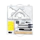thumbnail image 1 of Architects Compass Ruler Juego De Geometría De Precisión Ligero Con Caja De Almacenamiento, 1 of 5