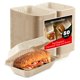 thumbnail image 1 of Envases tipo concha para comida para llevar – Stock Your Home (paquete de 50), 1 of 7