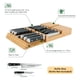 thumbnail image 3 of Organizador de bloques de cuchillos Utoplike Bamboo para 12 cuchillos, 3 of 7