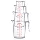 thumbnail image 3 of Vasos medidores Amazing Abby Melissa de plástico irrompible de 250 a 2000 ml, 3 of 4