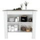 thumbnail image 3 of Isla De Cocina 103x70x90 Cm Fm-009b Blanco Y Gris, 3 of 7
