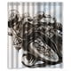 thumbnail image 1 of Cortina de ducha de motocicleta voladora, juego de cortina de baño con ganchos, tamaño 60 x 72 pulgadas, 1 of 3