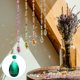 thumbnail image 5 of Uxcell Colgantes de Cristal en Forma de Lágrima para Candelabro, Paquete de 10, Longitud de 85mm, Prismas de Candelabro de 38mm, Verde Oscuro, 5 of 7