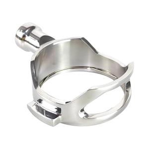 Magideal - Portafiltro Sin Fondo De 58Mm, Cabezal De Grupo De Portafiltro De Acero Inoxidable Sin Fondo Para Máquinas De Café Expreso E61, Hogar, Bar, Tienda, Co