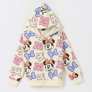 Polerón Con Cierre Niña Full Print Iconos Minnie Disney