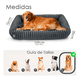 thumbnail image 2 of Cama Para Perro Lavable Antideslizante Y Tela Pola 106x76cm, 2 of 8