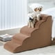 thumbnail image 1 of Escalera para perros LEXTRO de 5 peldaños, espuma antideslizante, 57 cm de alto, 1 of 6