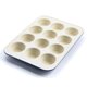 thumbnail image 4 of Molde para muffins GreenLife de 12 cavidades, cerámico antiadherente, color azul marino, 4 of 5