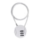 thumbnail image 3 of Candado Para Casco De Motocicleta Candado Para Ciclismo Mini Mochila Universal Plata, 3 of 5