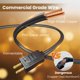 thumbnail image 3 of Guirnaldas de luces RTTY de 15 m, 26 bombillas de plástico, impermeables, 3 of 8