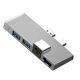 thumbnail image 3 of Base De Acoplamiento 6 En 1 USB3.1 Ethernet LAN Para Surface Pro 4/5/6 Plata, 3 of 5